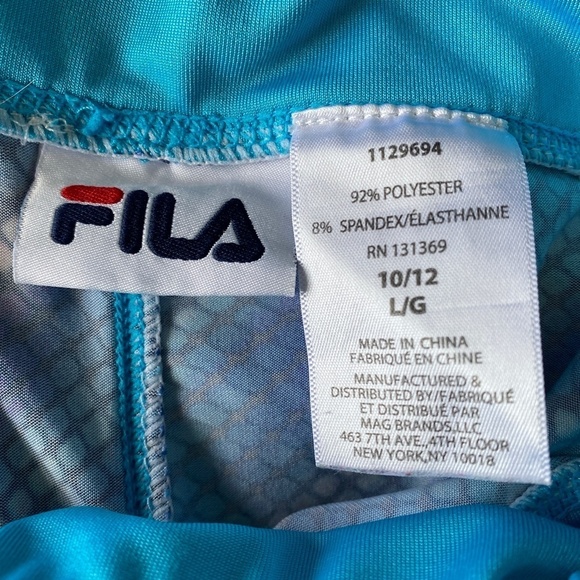 File Girl's Mermaid Athletic Yoga Leggings Size Large (10/12) - Picture 2 of 10